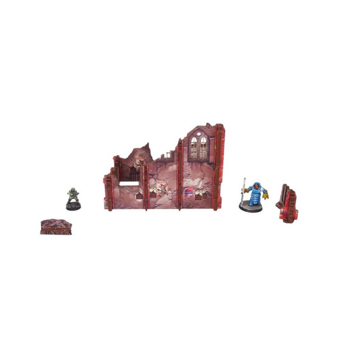 Micro Art Studio - Imperial KT Secundus Stronghold (3) PREPAINTED - Pre-Order