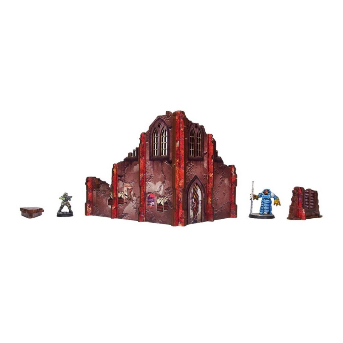 Micro Art Studio - Imperial KT Secundus Stronghold (3) PREPAINTED - Pre-Order