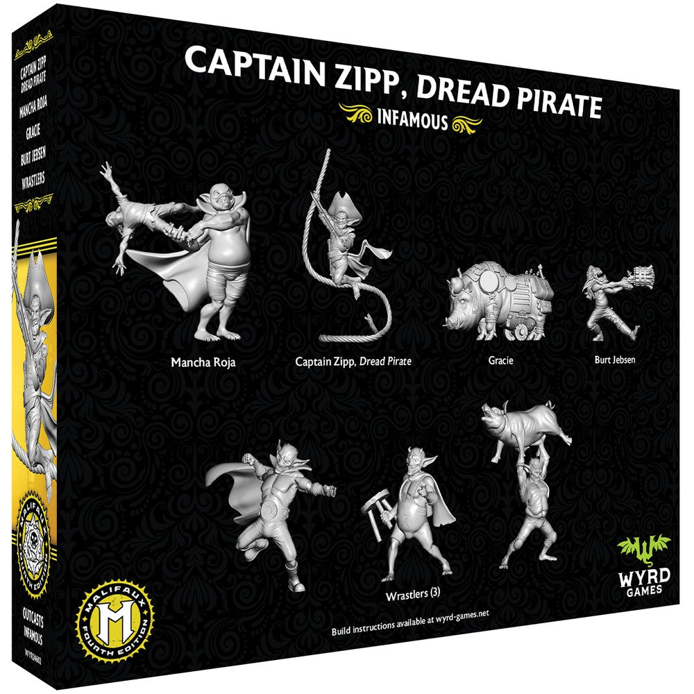 Wyrd Games: Malifaux: Bayou: Captain Zipp - Dread Pirate