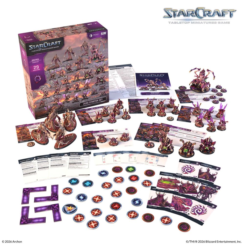 Starcraft Miniatures Games: Zerg Starter Set - Pre-Order