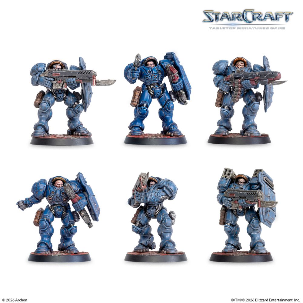 Starcraft Miniatures Games: Terran Starter Set - Pre-Order