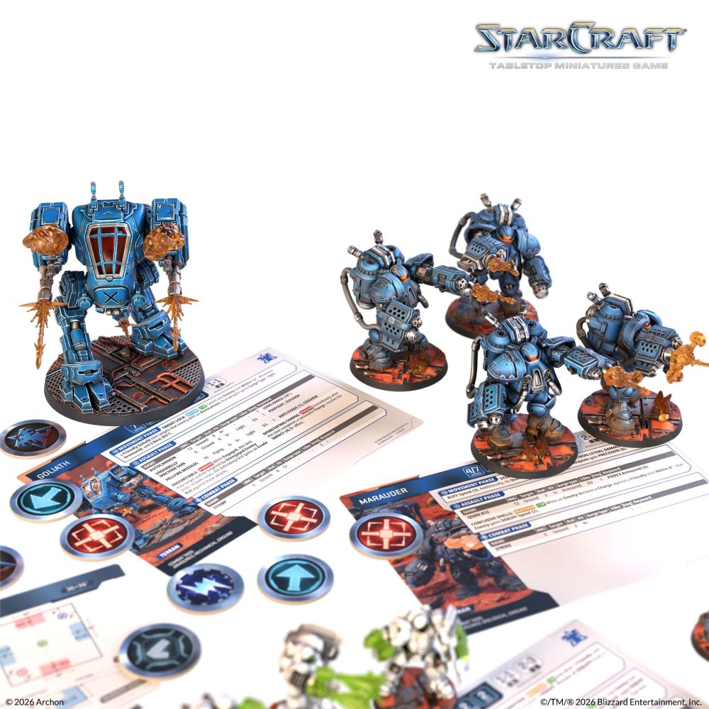 Starcraft Miniatures Games: Terran Starter Set - Pre-Order