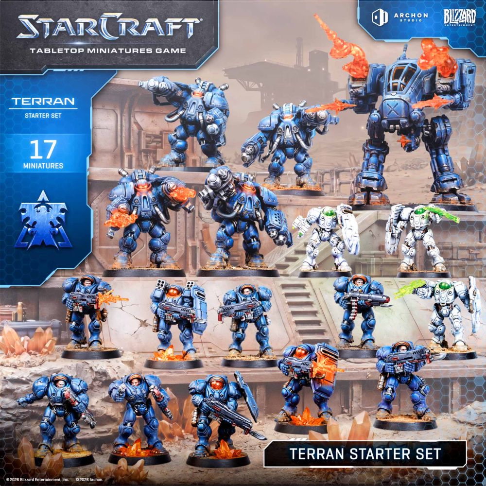 Starcraft Miniatures Games: Terran Starter Set - Pre-Order