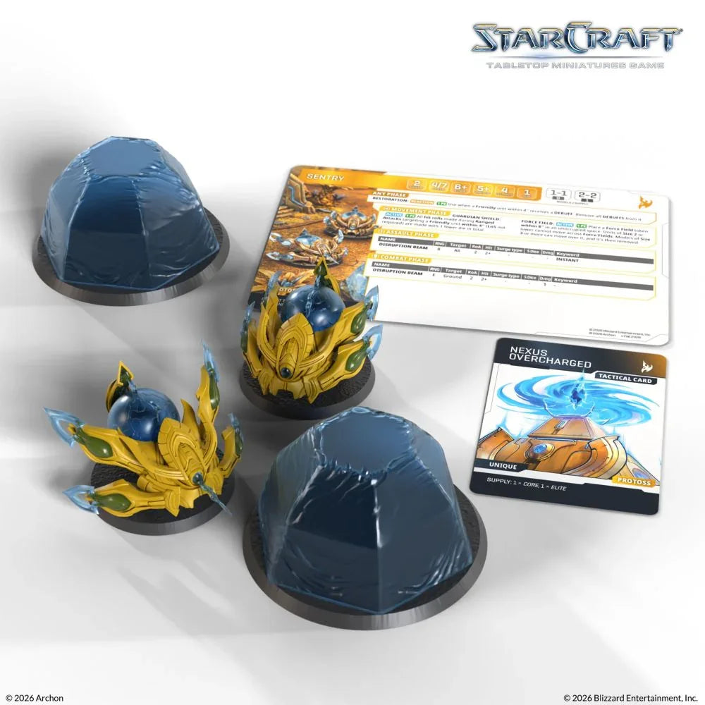 Starcraft Miniatures Games: Protoss - Sentry - Expansion Set - Pre_Order