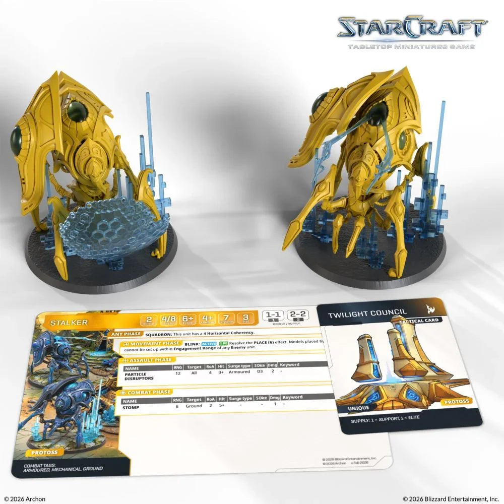 Starcraft Miniatures Games: Protoss - Stalker - Expansion Set - Pre_Order