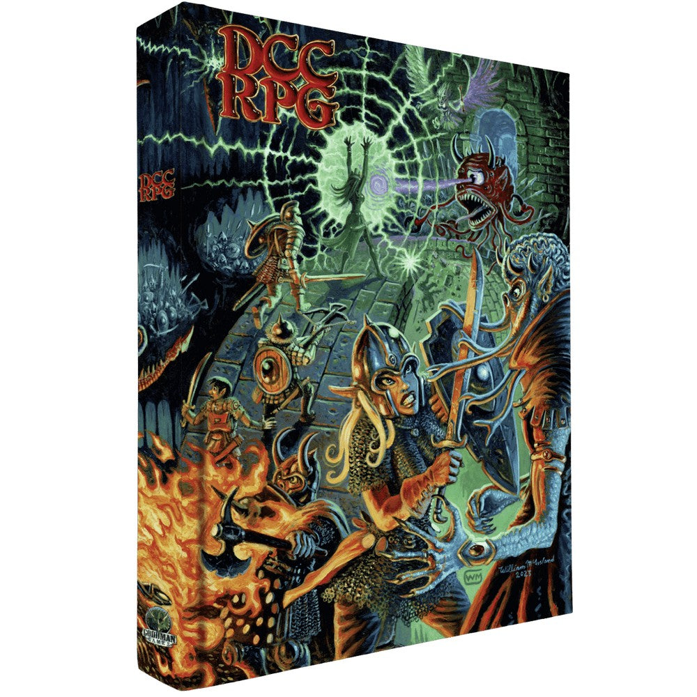 Dungeon Crawl Classics: Dungeon Crawl Classics Core Rulebook - William McAusland Cover