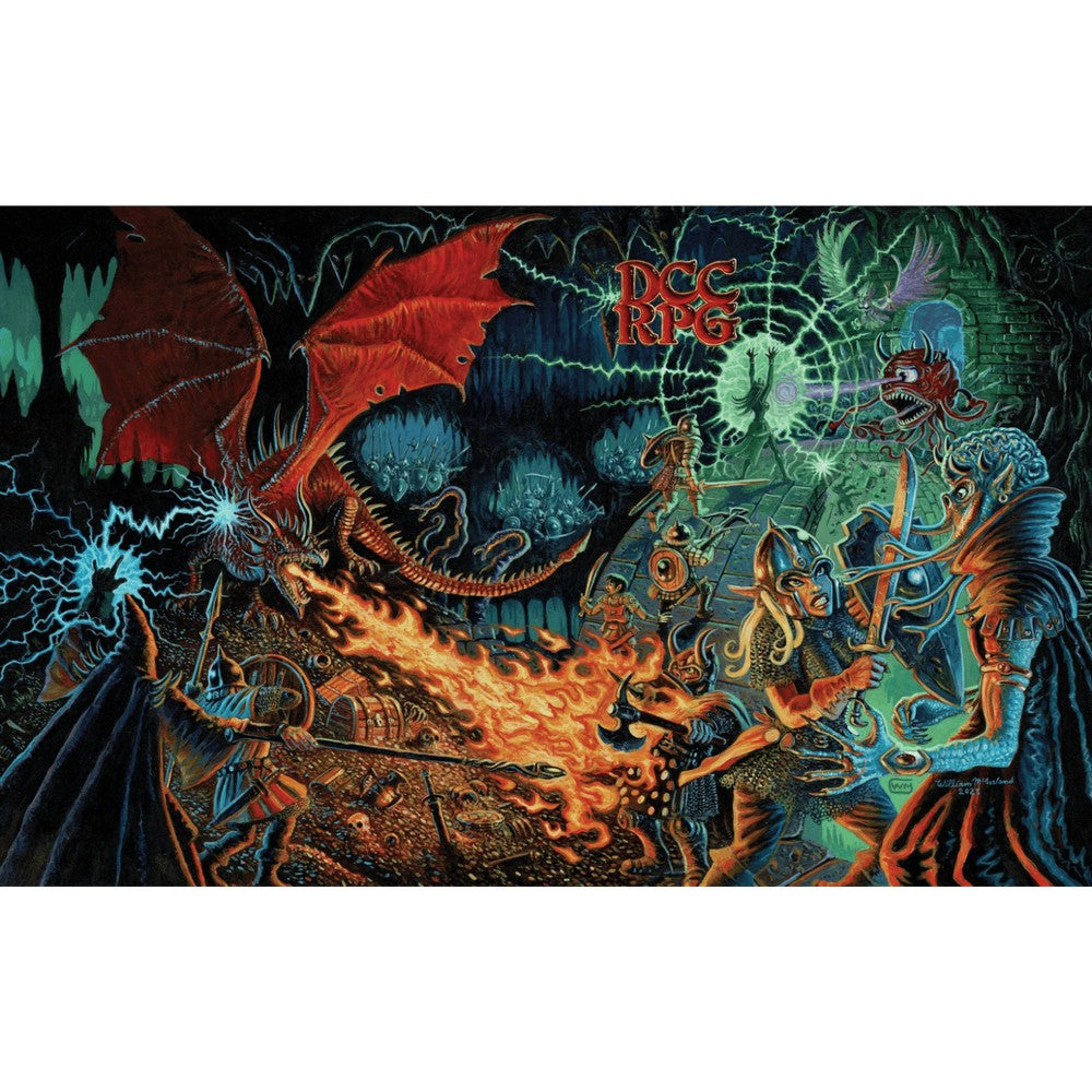 Dungeon Crawl Classics: Dungeon Crawl Classics Core Rulebook - William McAusland Cover