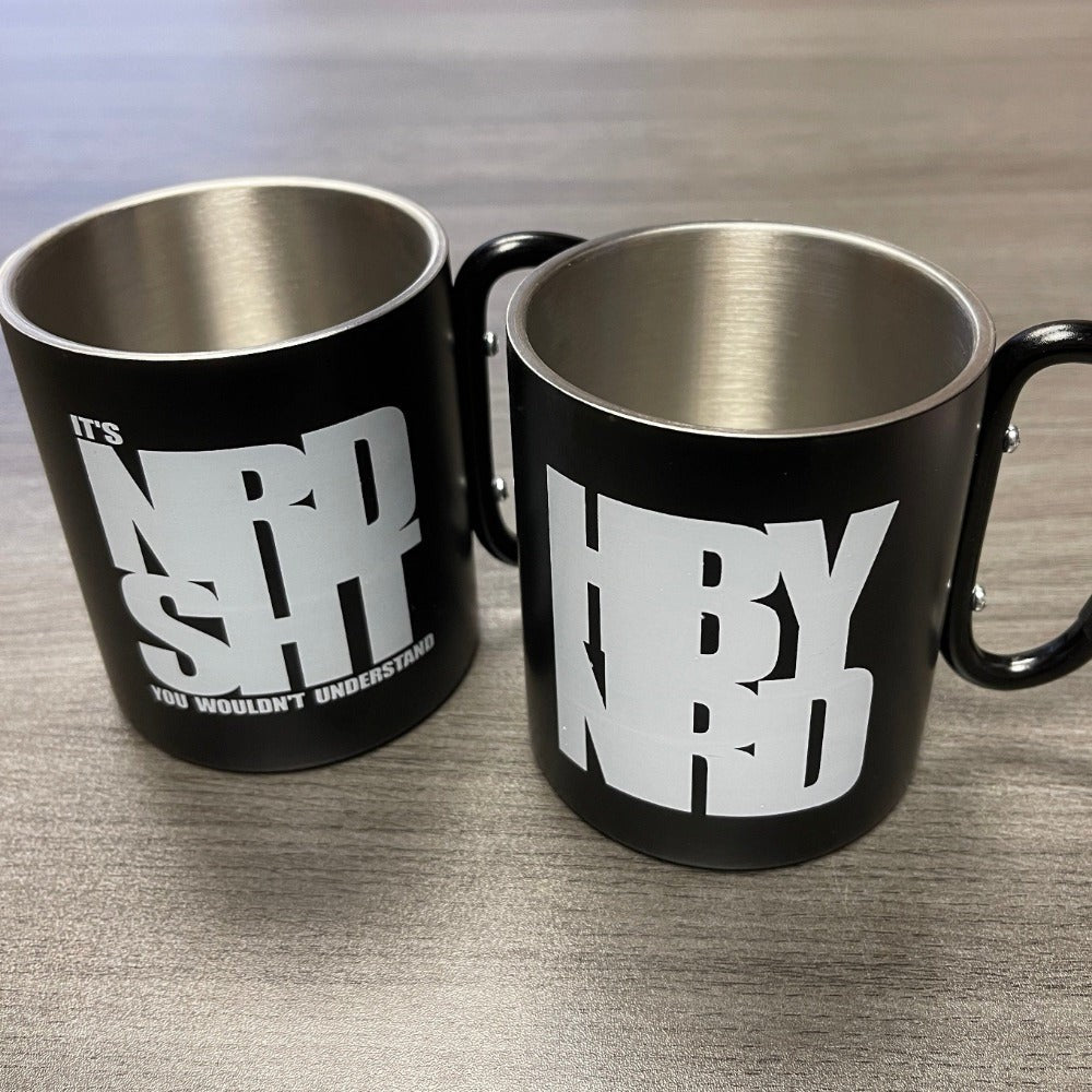 "Monument Hobbies - Monument Stainless Paint Water Cup with Carabiner ""NRD SHT"""