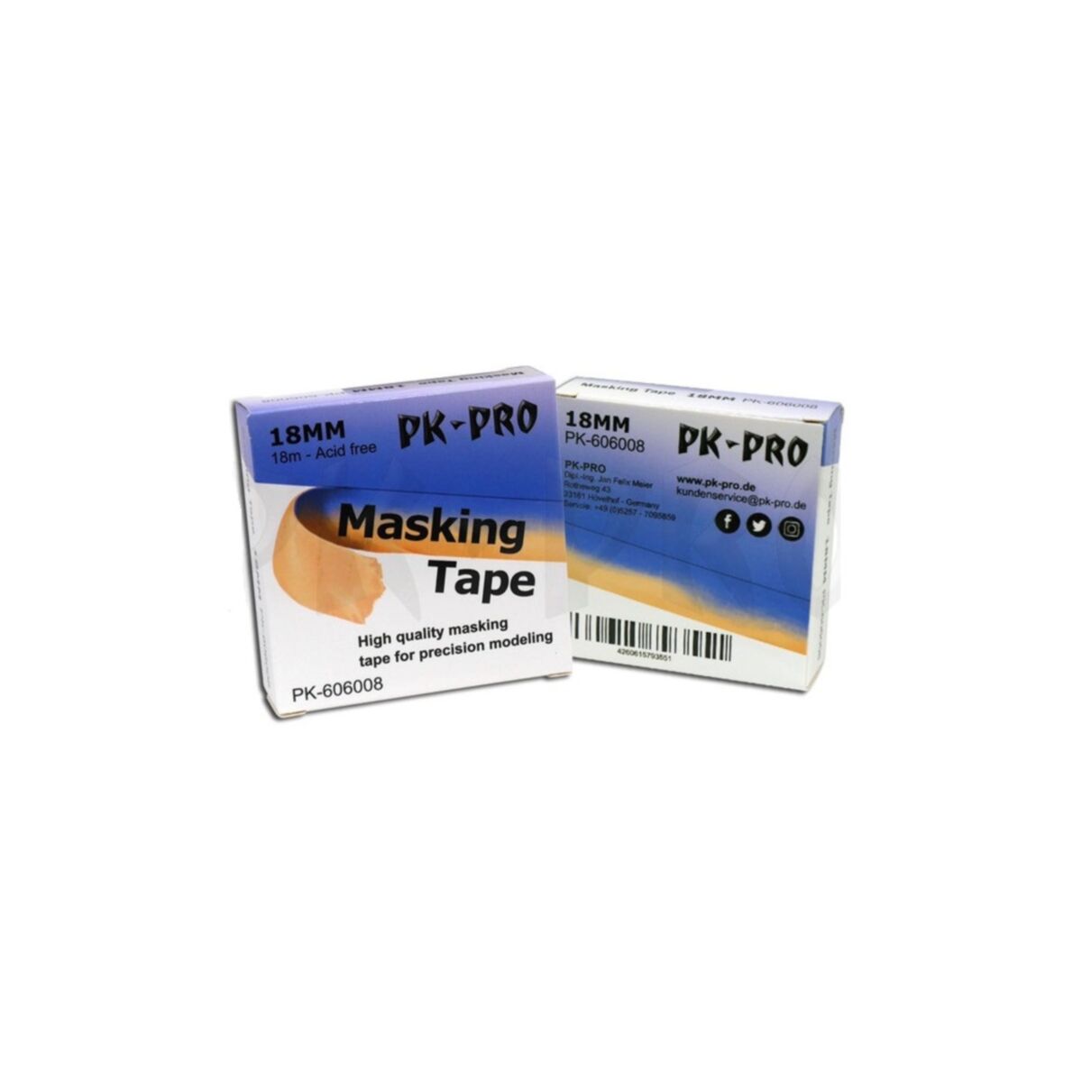 PK Pro - Masking Tape 18mm (18m) - Pre-Order