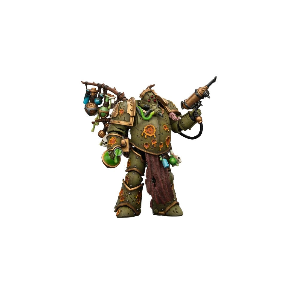 Warhammer Collectibles: 1/18 Scale Death Guard Biologus Putrifier with Injector Pistol