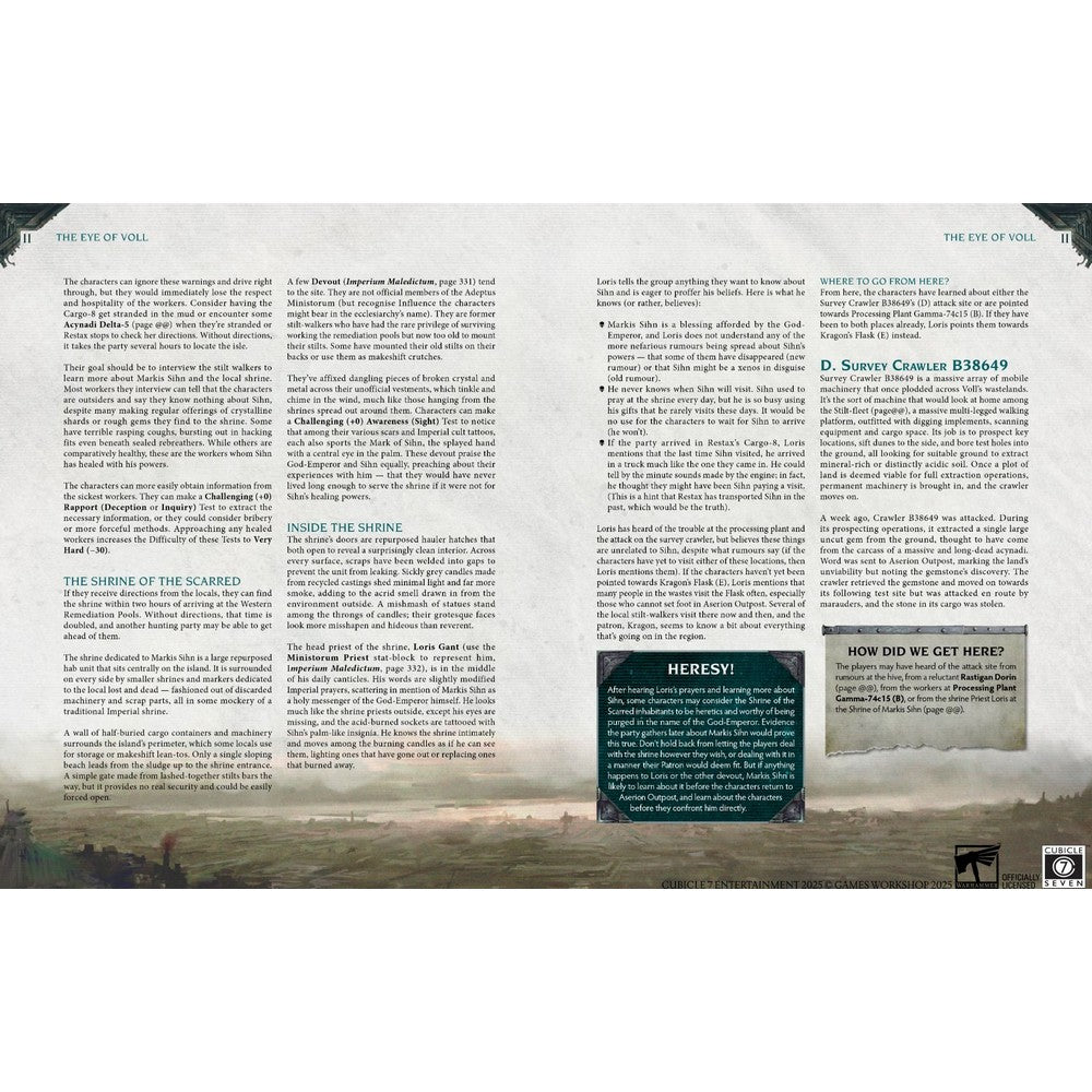 WH40K Imperium Maledictum Voll Adventures