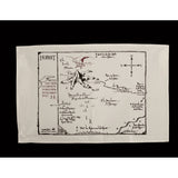 WETA - The Hobbit Trilogy - Tea Towel - Thorin's Map