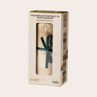 WETA - The Hobbit Trilogy - Burglar Contract of Bilbo Baggins - Mini - (Order on Demand)
