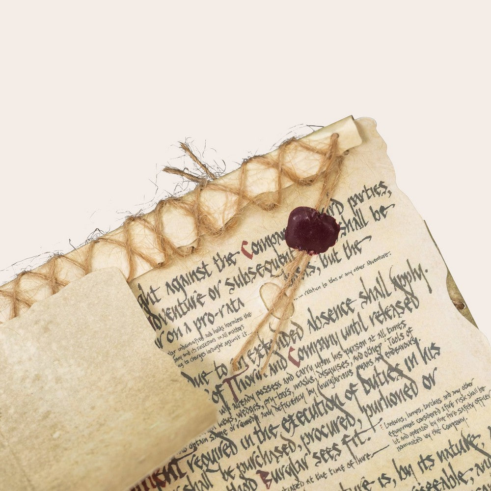 WETA - The Hobbit Trilogy - Burglar Contract of Bilbo Baggins - Mini - (Order on Demand)
