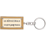 WETA - The Lord of the Rings Trilogy - Keyring - No Admittance Sign (Enamel)