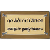 WETA - The Lord of the Rings Trilogy - Fridge Magnet (Enamel) - No Admittance