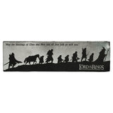 WETA - The Lord of the Rings Trilogy - Leather Bookmark - The Fellowship Silhouette