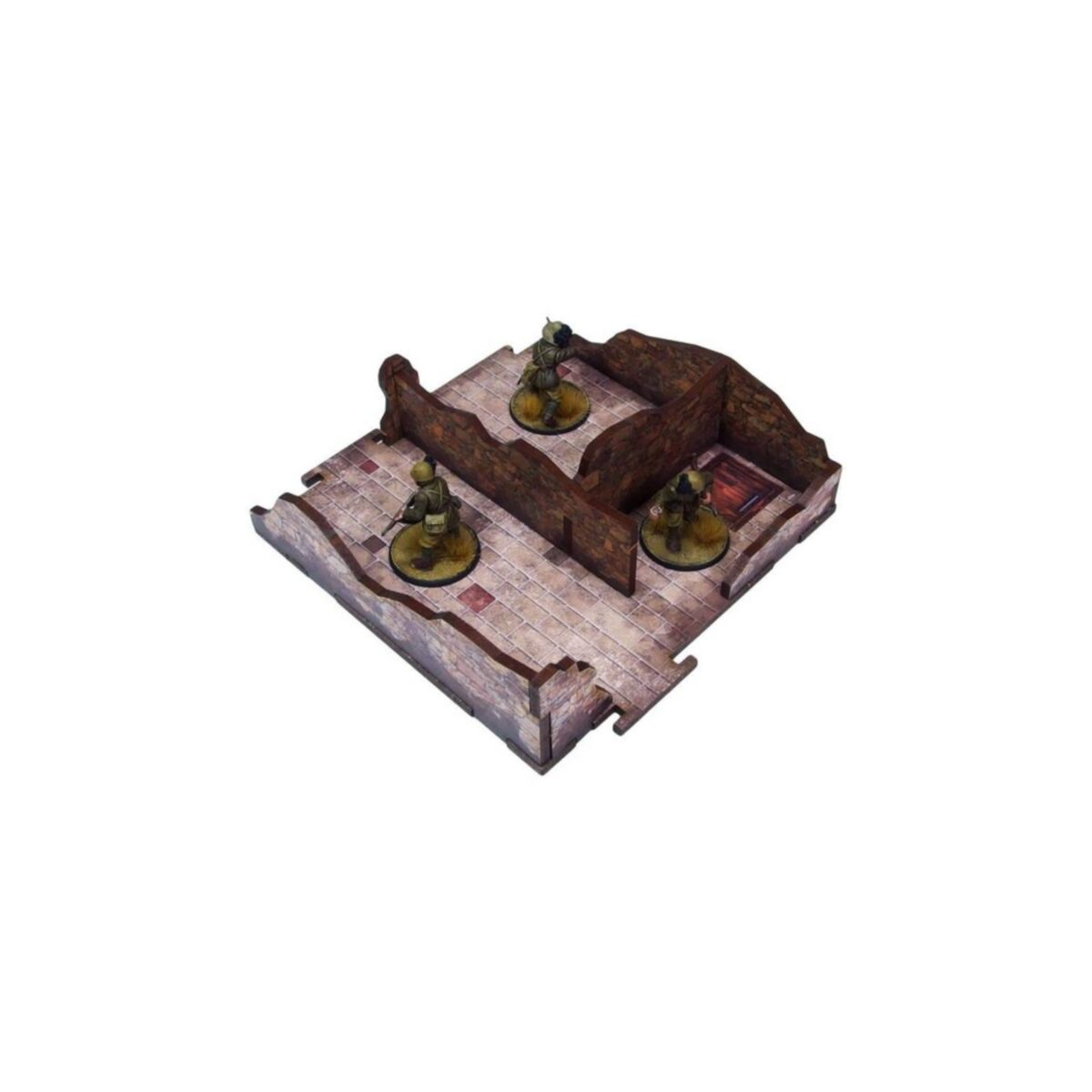 Micro Arts Studio - WW2 Italy Balcony House (1) PREPAINTED [28mm/1:56] - Pre-Order