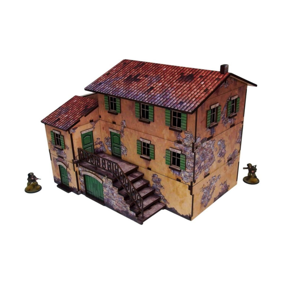 Micro Arts Studio - WW2 Italy Large House (1) PREPAINTED [28mm/1:56] - Pre-Order