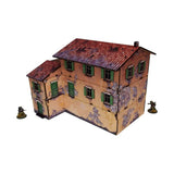 Micro Arts Studio - WW2 Italy Large House (1) PREPAINTED [28mm/1:56] - Pre-Order