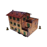 Micro Arts Studio - WW2 Italy Large House (1) PREPAINTED [28mm/1:56] - Pre-Order