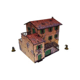 Micro Arts Studio - WW2 Italy Large House (1) PREPAINTED [28mm/1:56] - Pre-Order