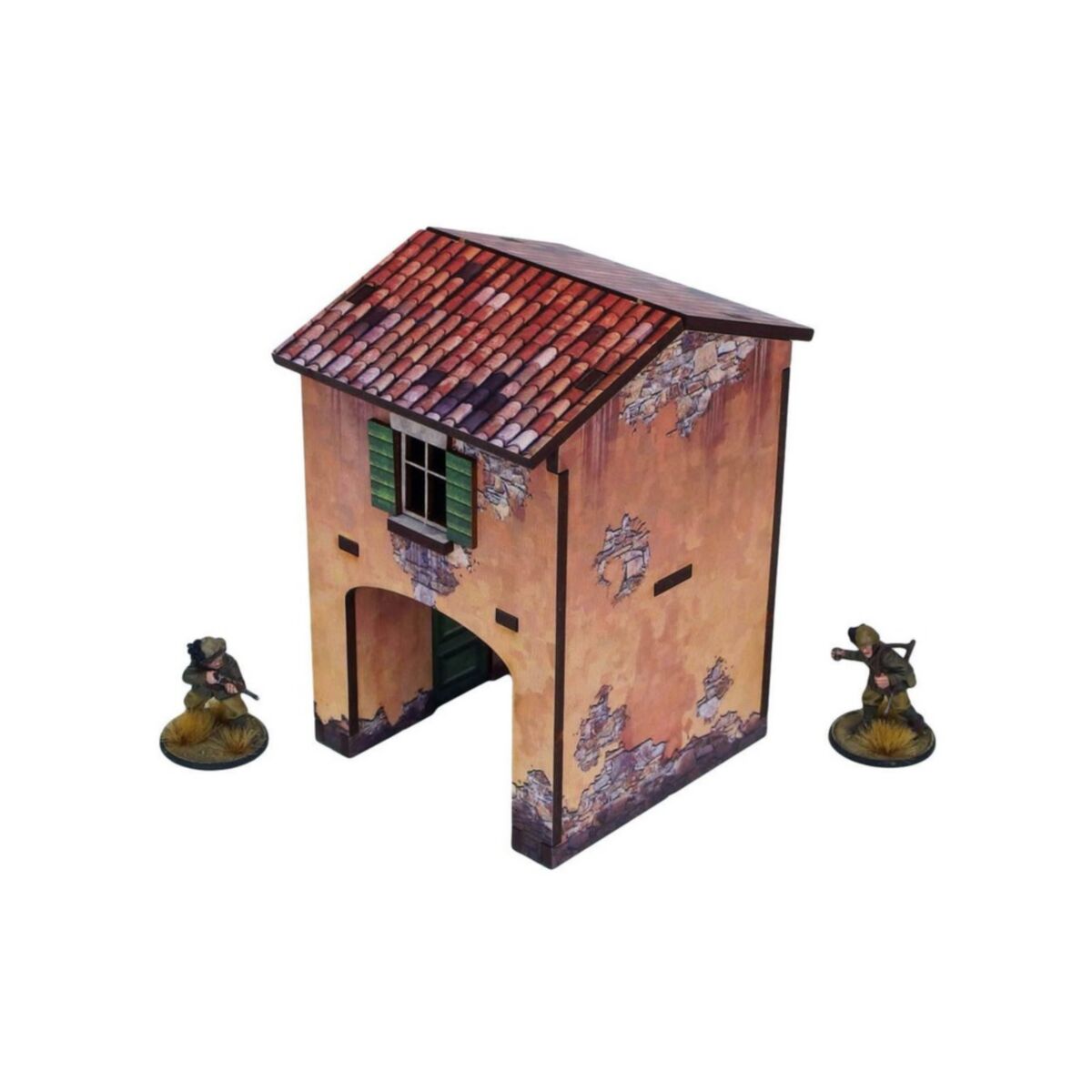 Micro Arts Studio - WW2 Italy Gate House (1) PREPAINTED [28mm/1:56] - Pre-Order