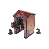 Micro Arts Studio - WW2 Italy Gate Balcony (1) PREPAINTED [28mm/1:56] - Pre-Order