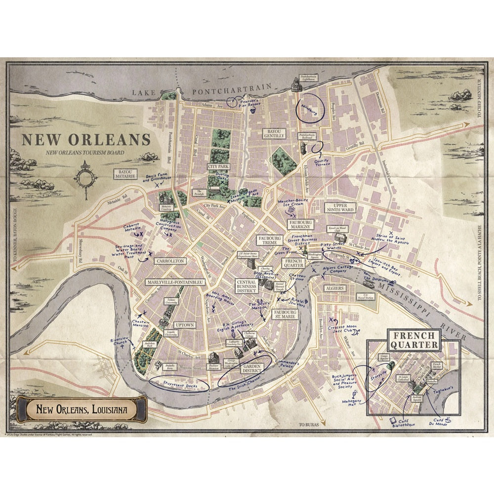 Arkham Horror RPG - Songs of New Orleans - Pre-Order