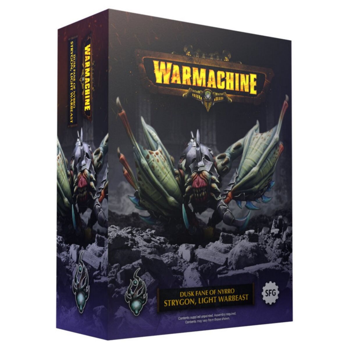 Warmachine: Dusk Fane of Nyrro Strygon - Light Warbeast - Pre-Order