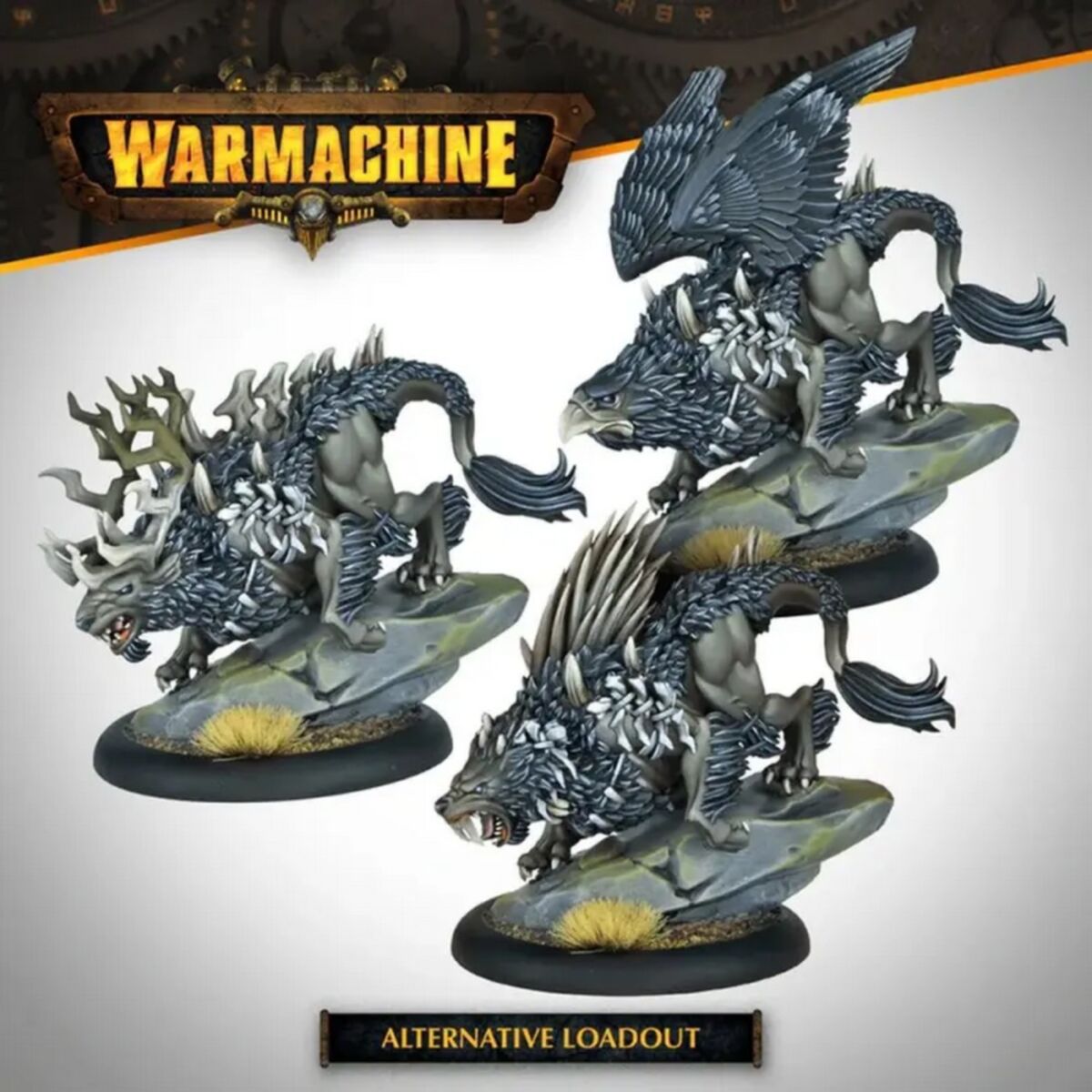 Warmachine Direct Khador Winter Korps Old Umbrey Feral Warbeast - Pre-Order