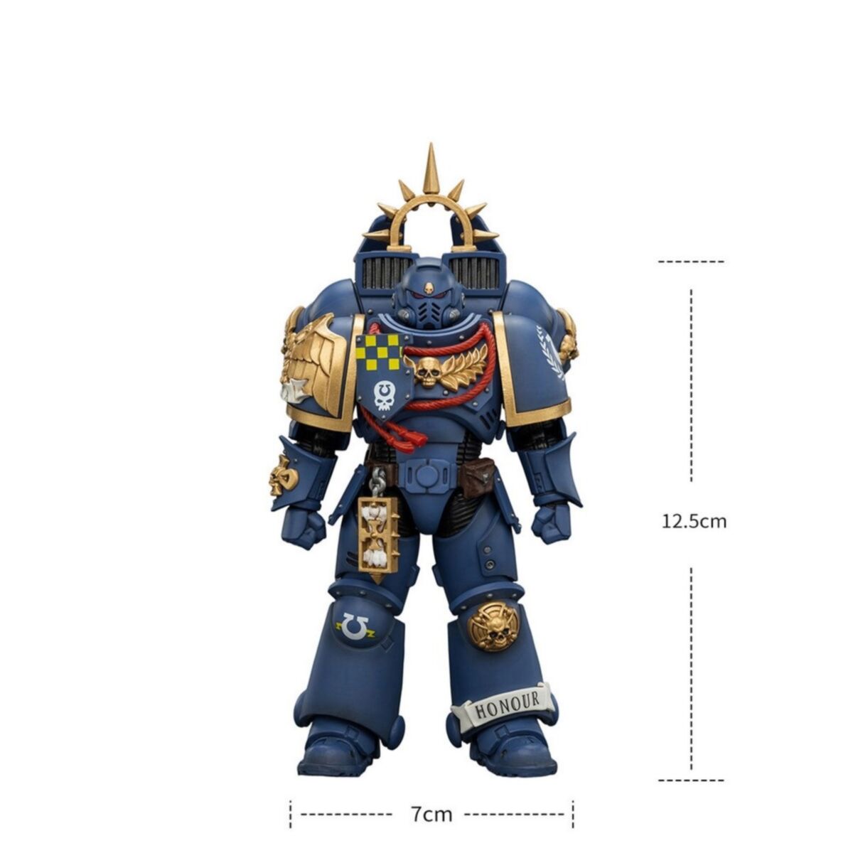 Warhammer Collectibles: 1/18 Scale Ultramarines Captain with Jump Pack and Relic Shield - Pre-Order