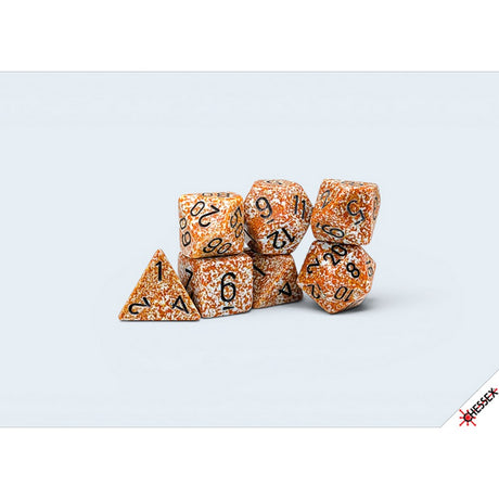 CHX 25333 Speckled Rust Polyhedral 7-Dice Set