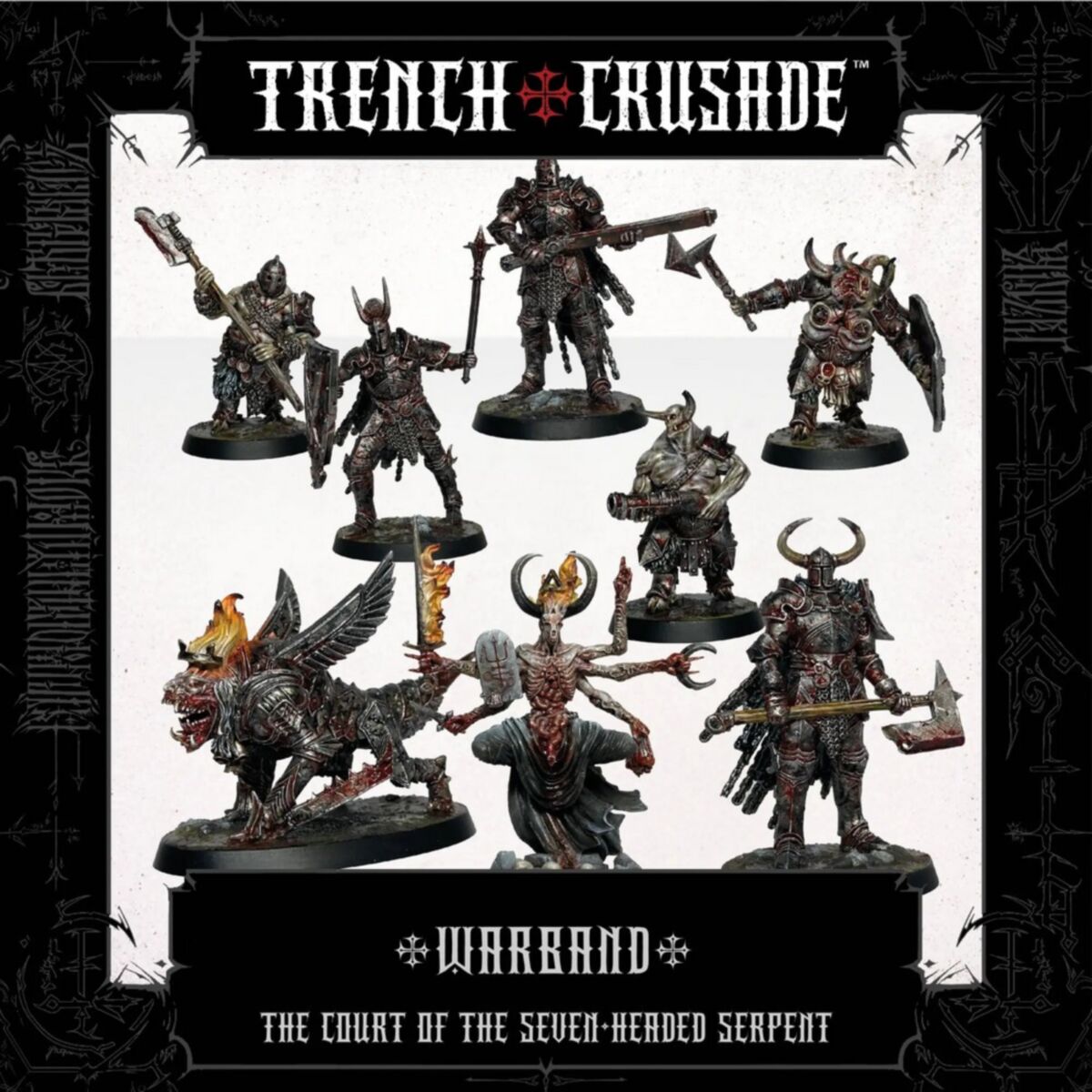 Trench Crusade By Pluto labs - Court of the Seven Headed Serpent Warband - Pre-Order