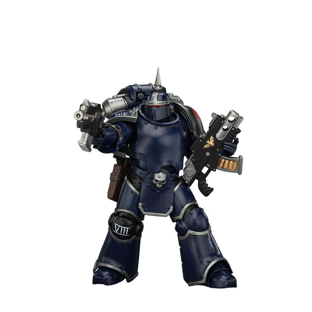 Warhammer Collectibles: 1/18 Scale Night Lords MK III Tactical Legionary with Bolter and Bolt Pistl" - Pre-Order
