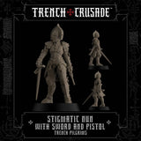 Trench Crusade By Pluto Minis - Stigmatic nun (Sword - pistol) - Pre-Order