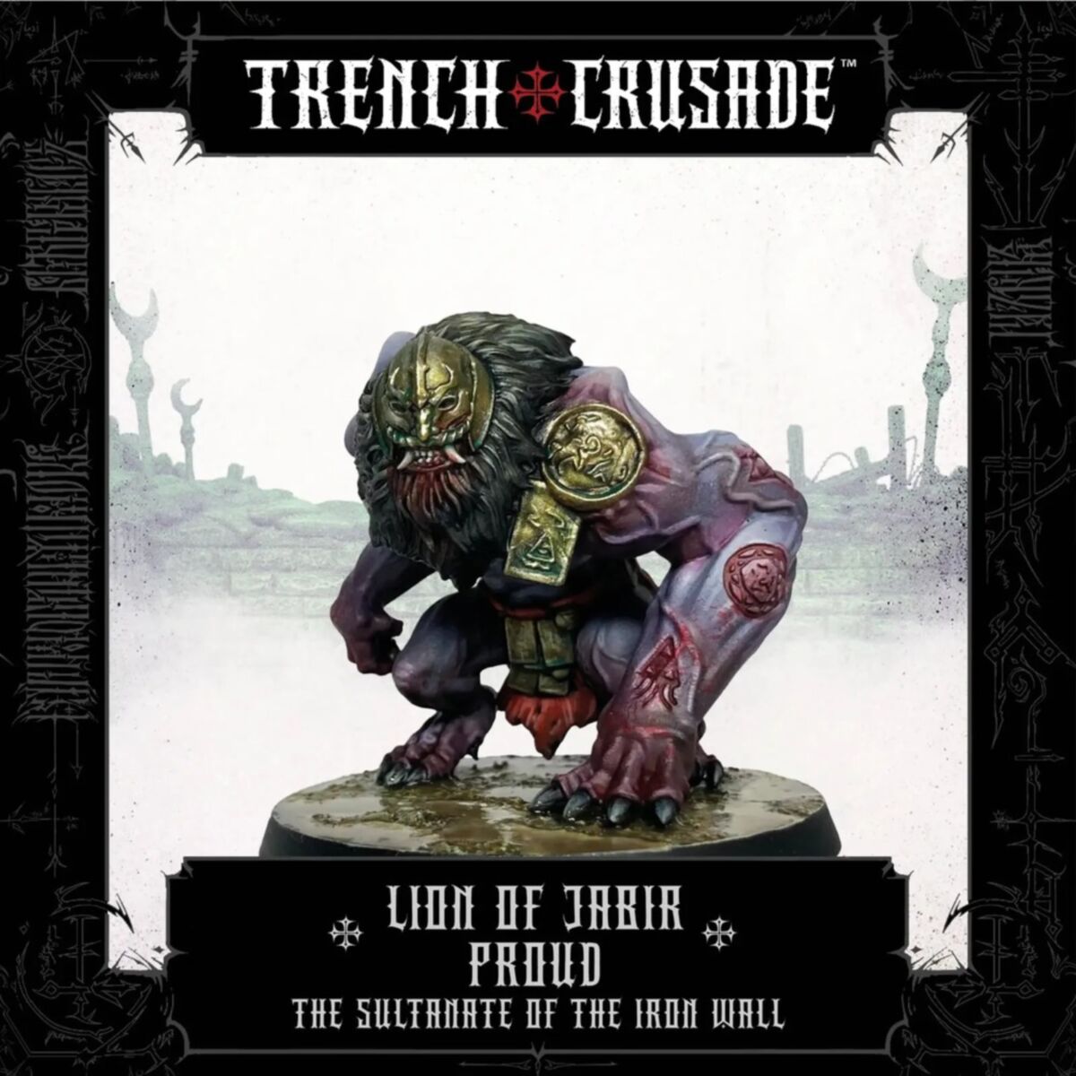 Trench Crusade By Pluto Minis - Lion of Jabir (standing) - Pre-Order