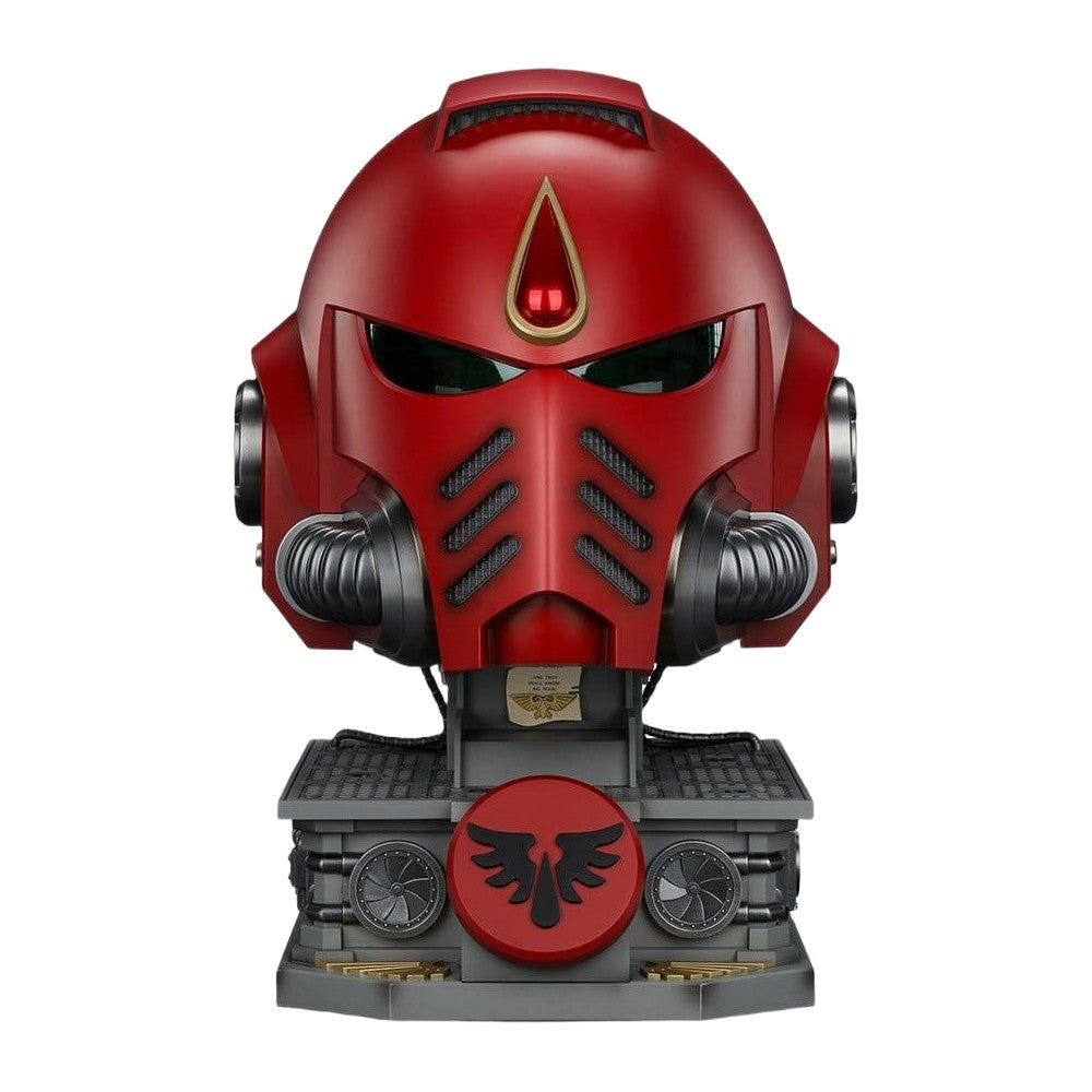 Warhammer Collectibles: 1/1 Scale Blood Angels MkX Helmet & Display Stand - Pre-Order