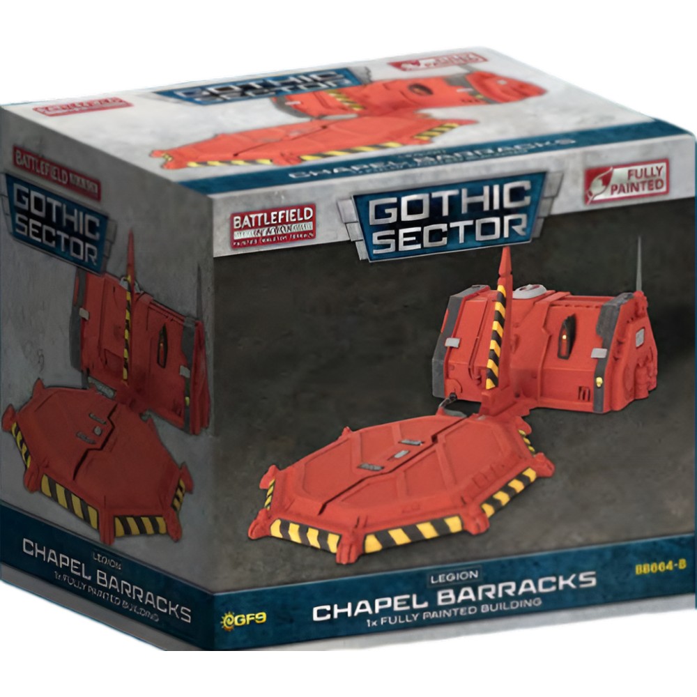 Battlefield in a Box: Gothic Sector – Legion Chapel Barracks Red Paint Scheme - Pre-Order