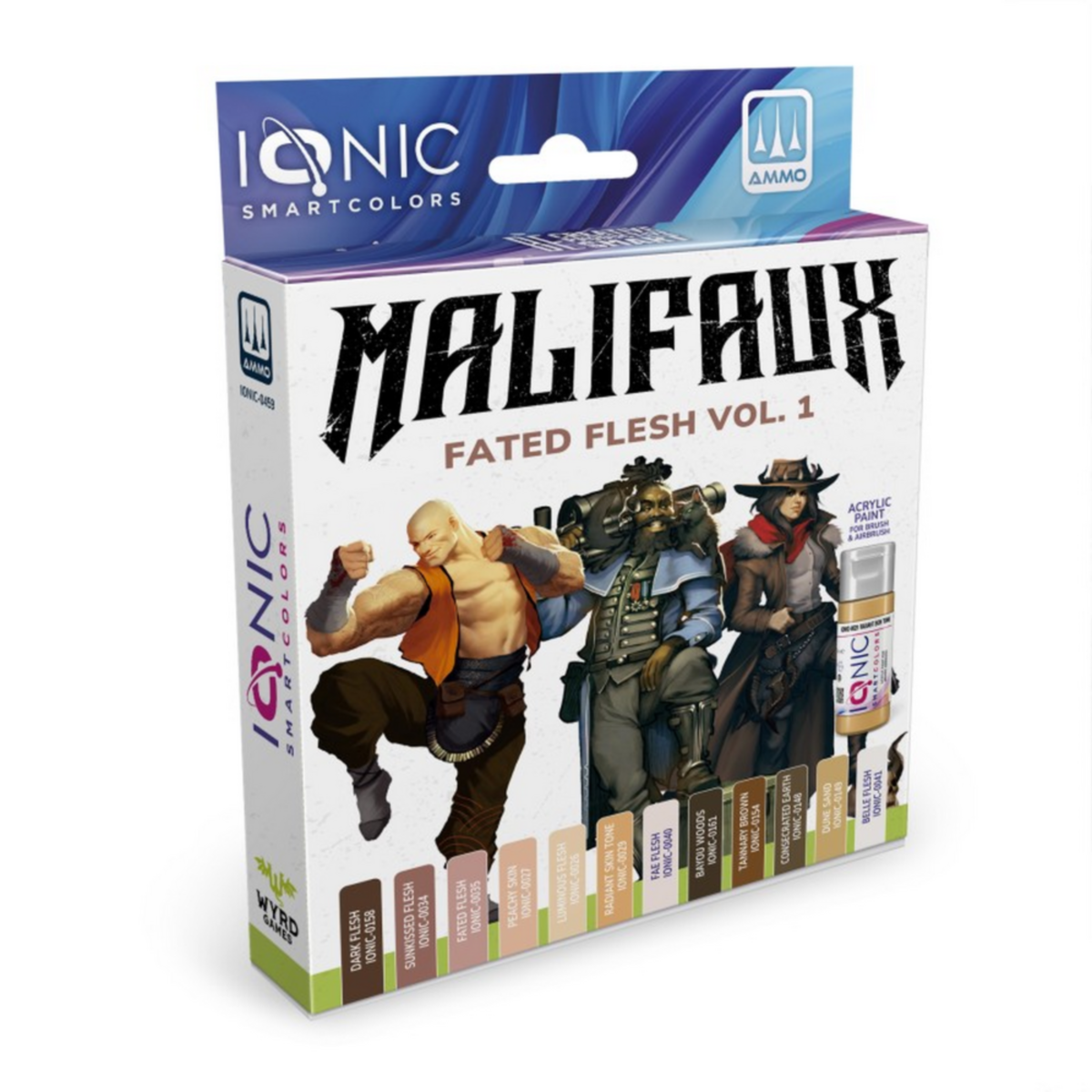 IONIC SMART - Set Malifaux Fated Flesh Vol. 1 Paint Set - Pre-Order