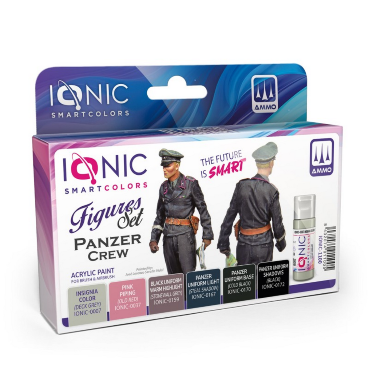 IONIC SMART - WWII Panzer Crew Black Uniform Paint Set - Pre-Order