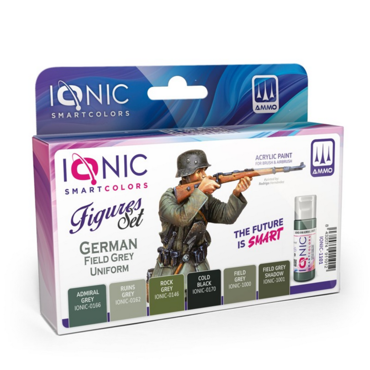 IONIC SMART - WWII German Field Grey Uniform Set Paint Set - Pre-Order