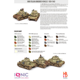 IONIC SMART - WWII Italian Armored Tanks 1939-1943 Paint Set - Pre-Order
