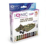 IONIC SMART - WWI and WWII French Tanks Paint Set - Pre-Order