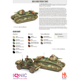 IONIC SMART - WWI and WWII French Tanks Paint Set - Pre-Order