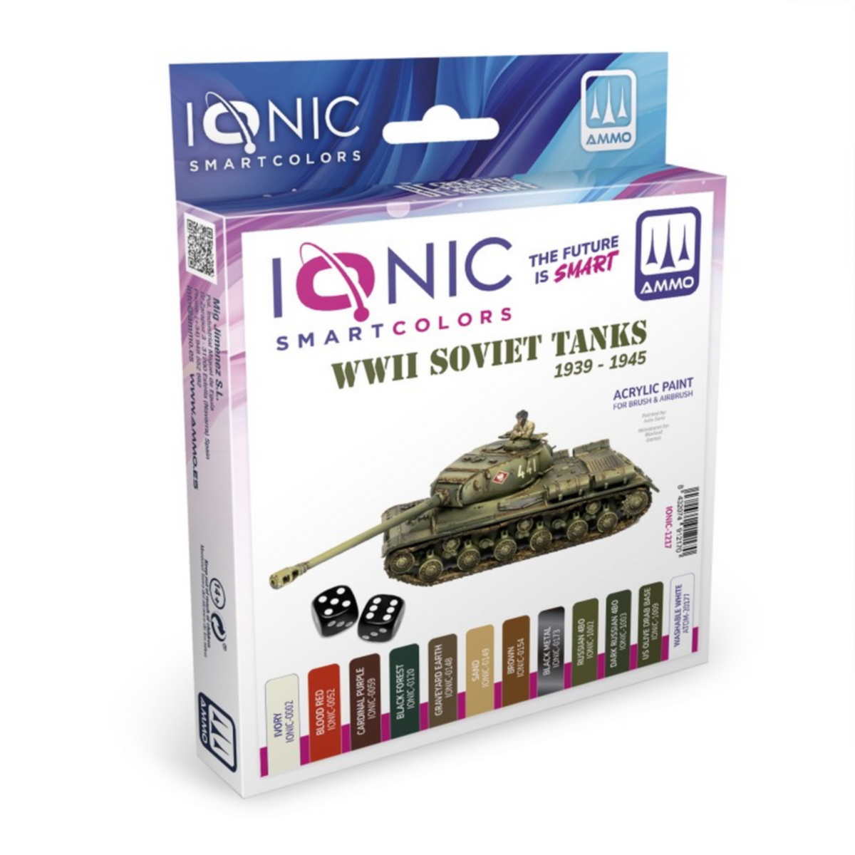 IONIC SMART - WWII Soviet Tanks 1939 – 1945 Paint Set - Pre-Order