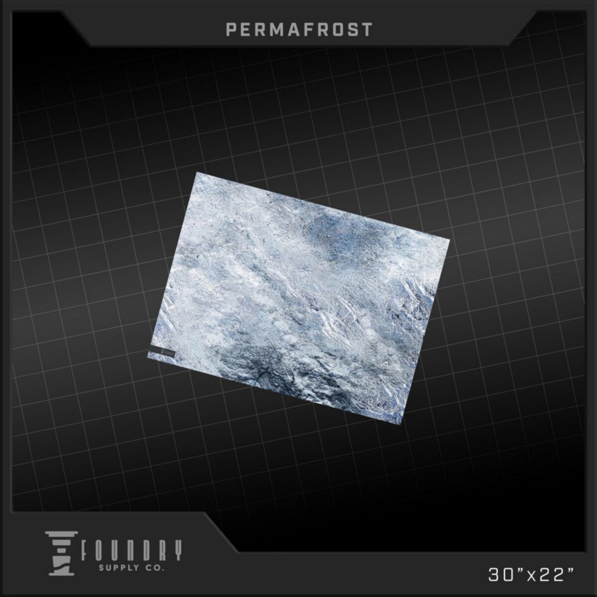 Foundry Supply - BattleMat - Permafrost (22""x30"") - Pre-Order