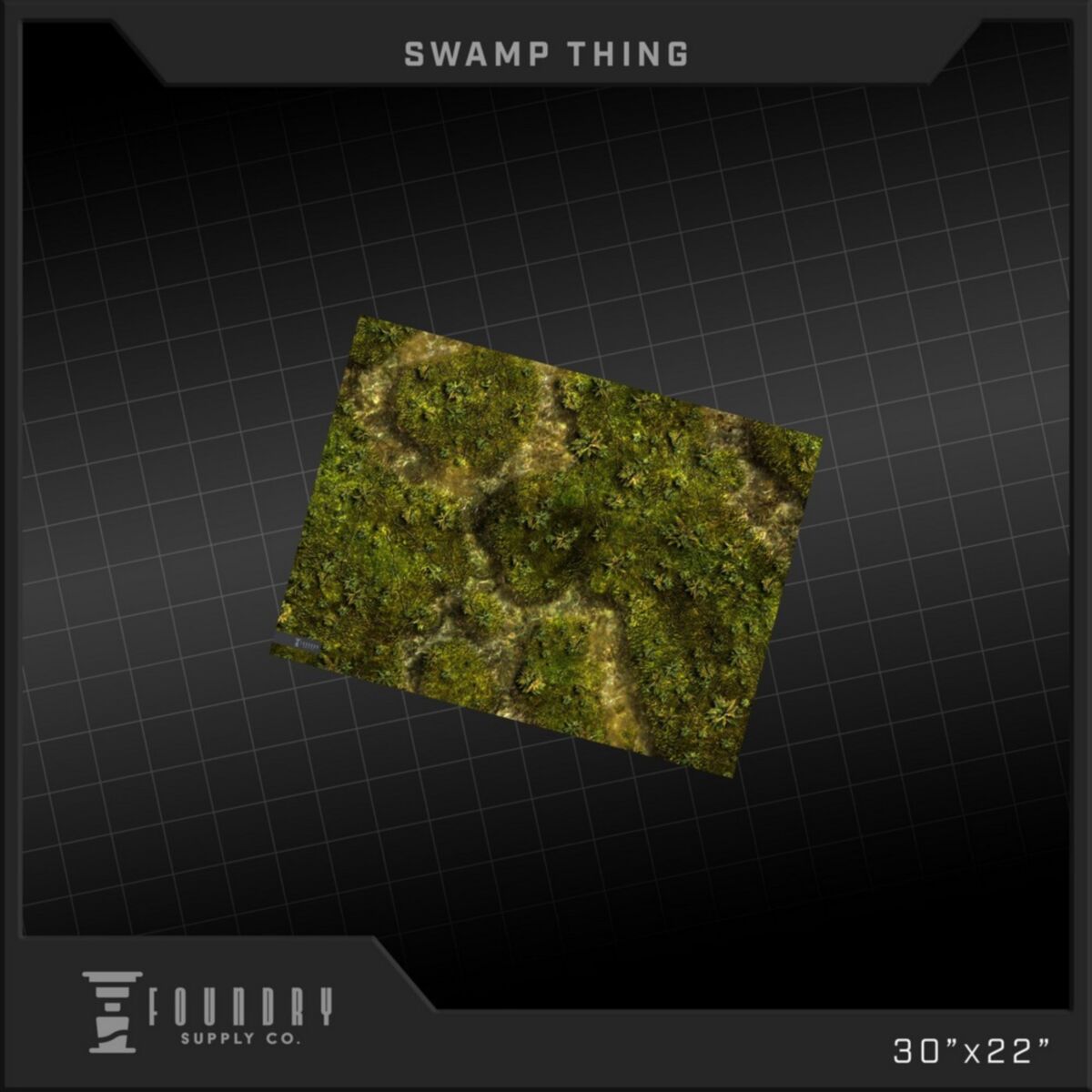 Foundry Supply - BattleMat - Swamp Thing (22""x30"") - Pre-Order