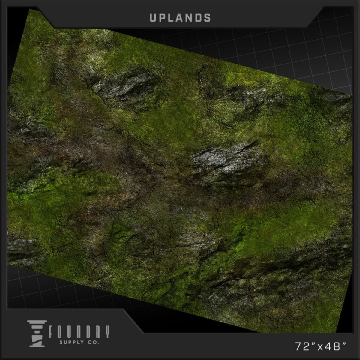 Foundry Supply - BattleMat - Uplands (48""x72"") - Pre-Order