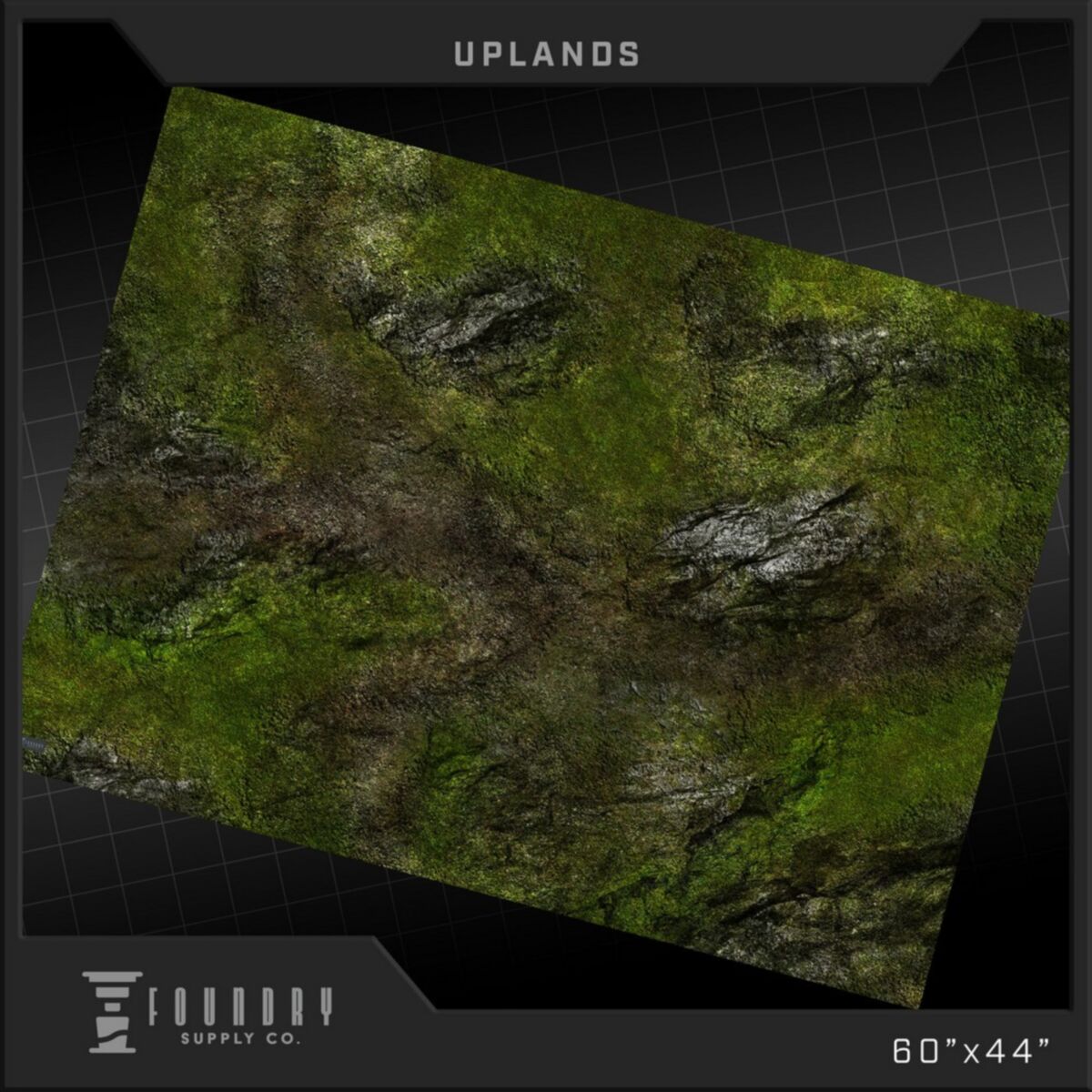 Foundry Supply - BattleMat - Uplands (44""x60"") - Pre-Order